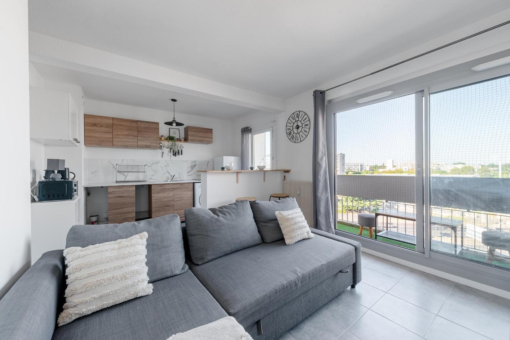 Cosy T2, Terrasse Privee Et Parking Leilighet Toulouse Eksteriør bilde