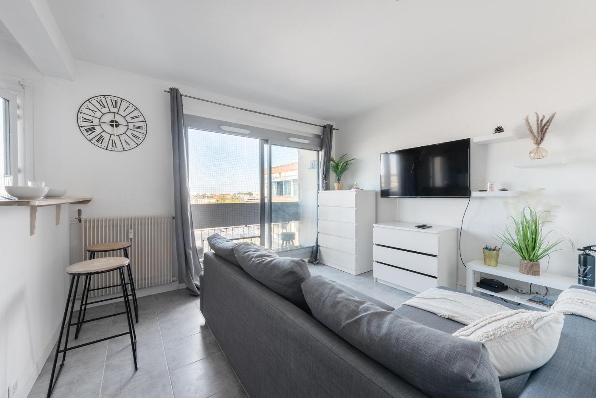 Cosy T2, Terrasse Privee Et Parking Leilighet Toulouse Eksteriør bilde